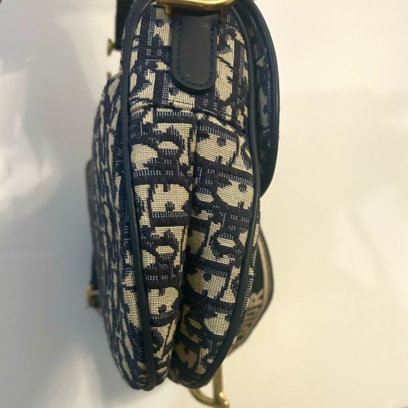 Dior Oblique Saddle Bag with Strap - Picture 3 of 6